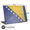 Bosnia and Herzegovina Flag Distressed Universal Laptop 15in (12.2 x 8.8in) Skin